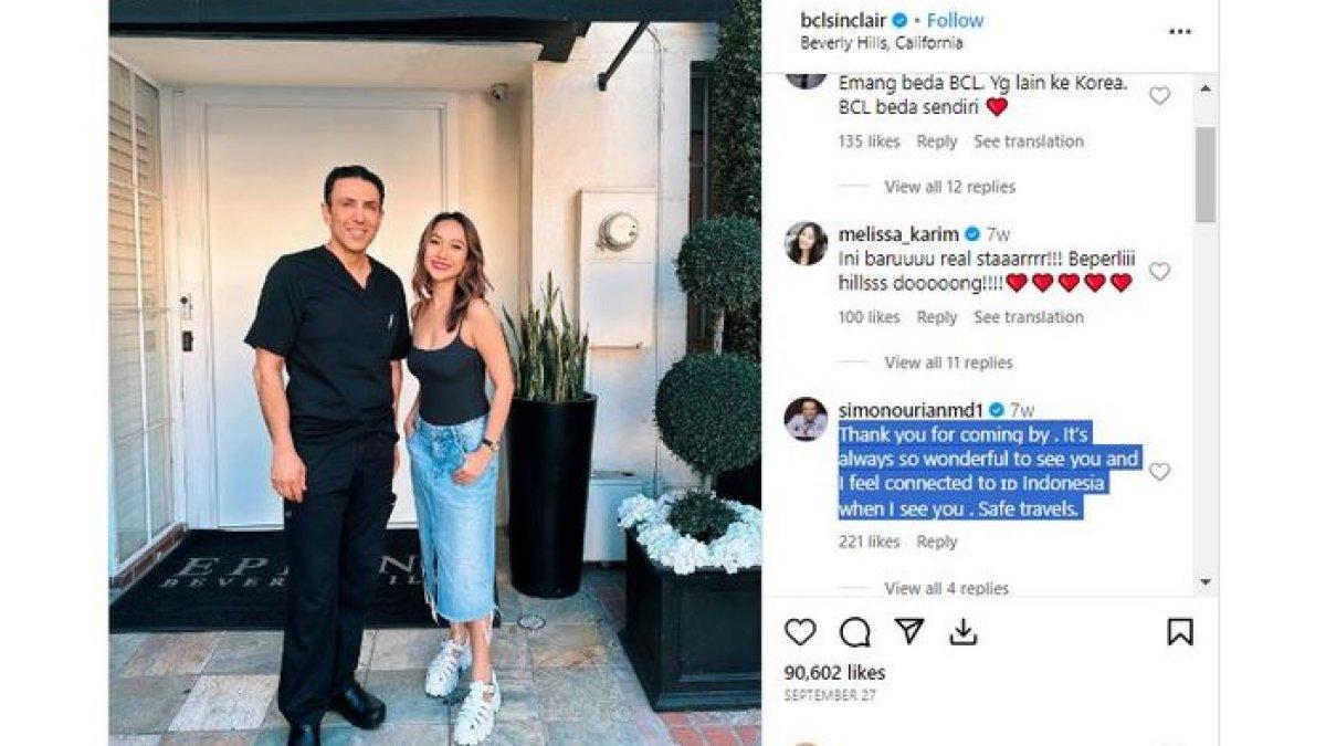 Bunga Citra Lestari dan Simon Ourian