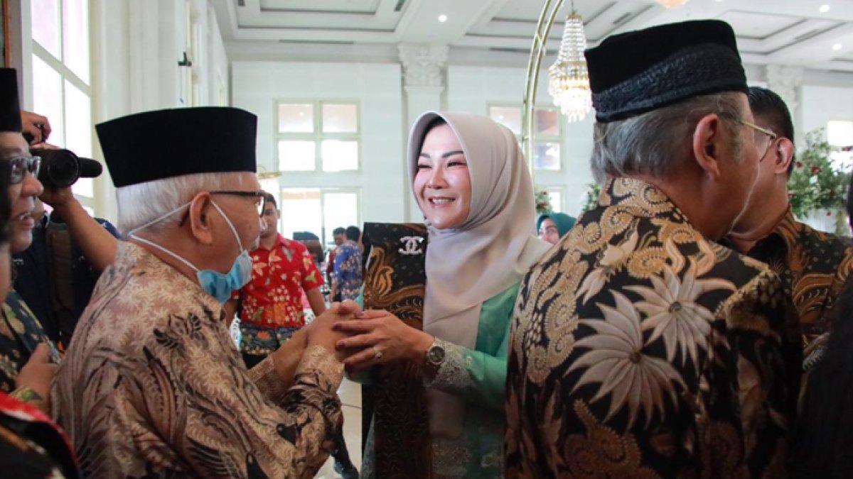 Bupati Klaten Sri Mulyani halal bihalal di Grha Bung Karno