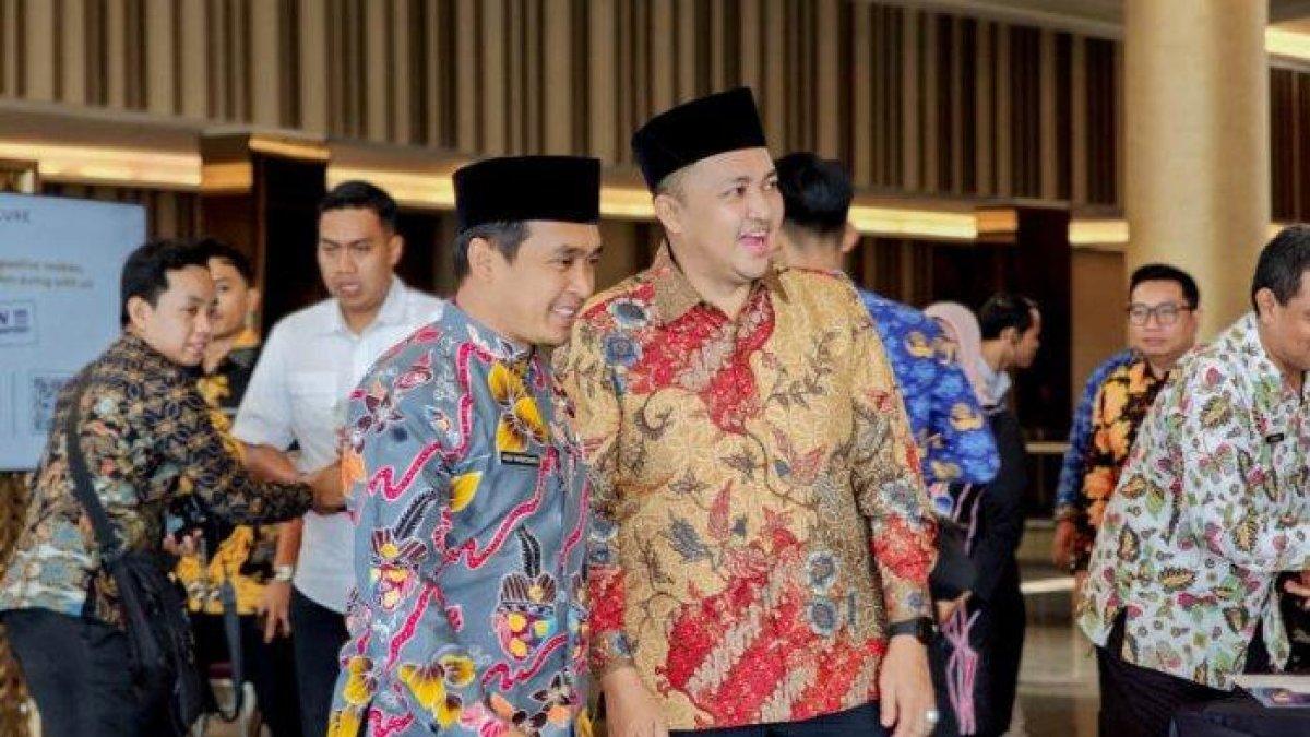 PROGRAM BUPATI PASURUAN - Bupati Pasuruan Rusdi Sutejo menjalin kerja sama antar daerah, Selasa (17/6/2025). Kerja sama antar daerah in Difasilitasi oleh Bank Indonesia.