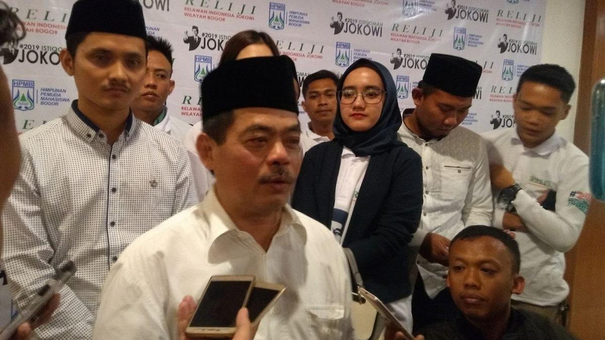 PROFIL BUPATI LANGKAT - Bursah Zarnubi saat ditemui di Bogor, Rabu (19/9/2018). Bursah Zarnubi saat masih menjadi Ketua Umum Relawan Indonesia Jokowi (Reliji).