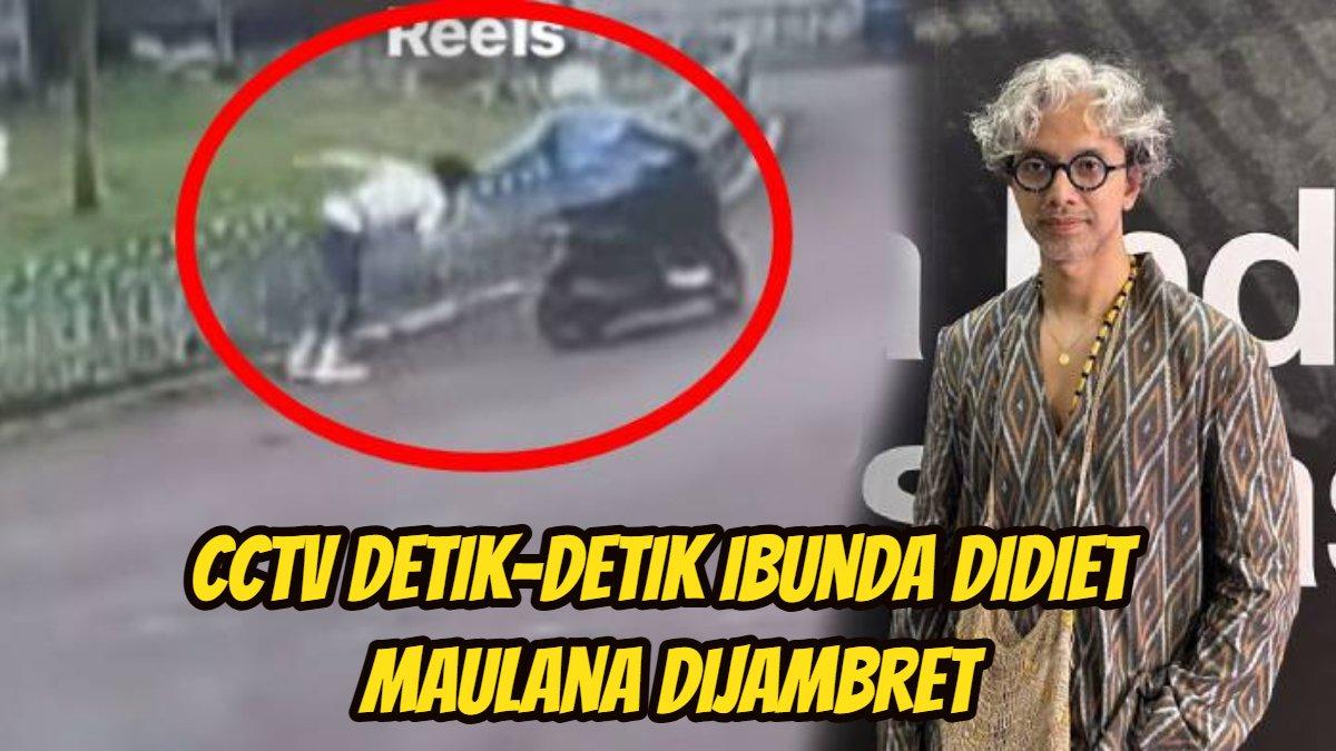 IBU DIDIET DIJAMBRET: CCTV detik-detik Ibunda Desainer Didiet Maulana kalungnya dijambret