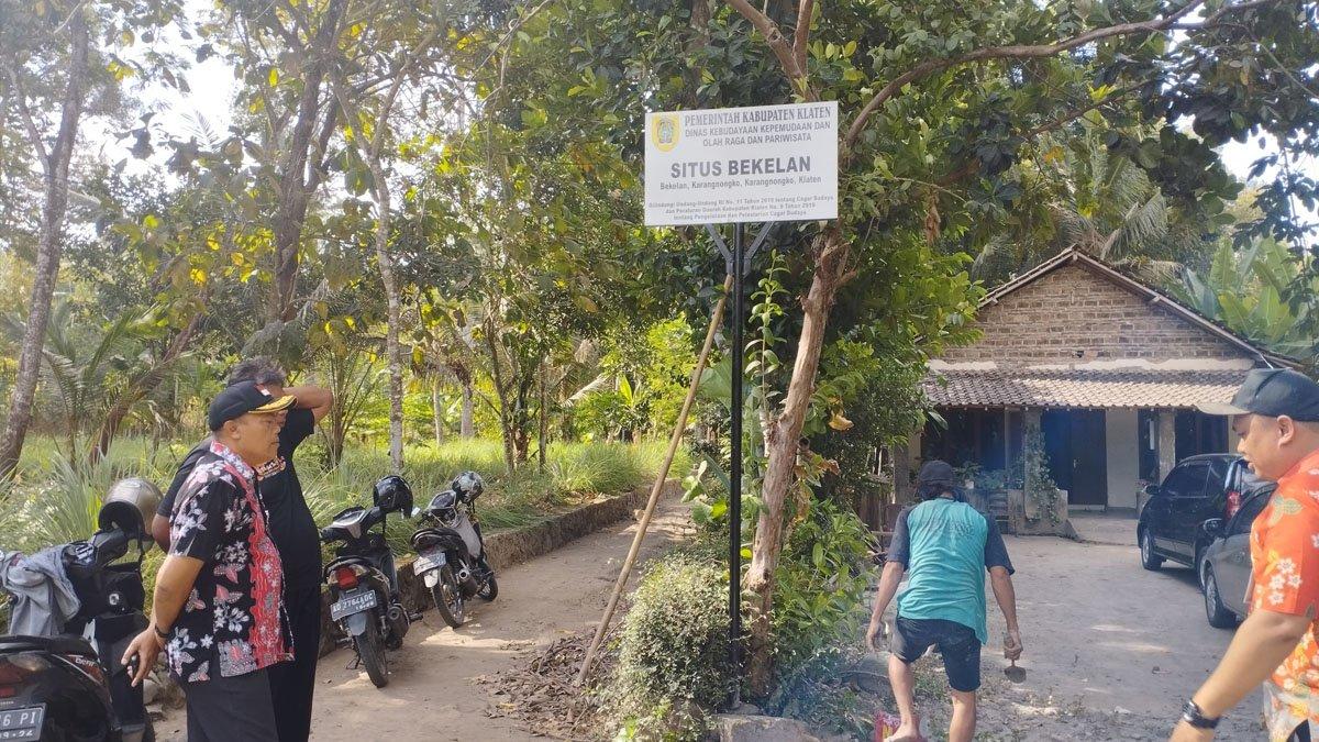 Cagar budaya di Situs Bekelan Klaten