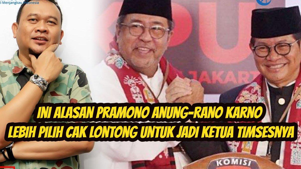 Berikut alasan Pramono Anung-Rano Karno lebih pilih Lies Hartono alias Cak Lontong ketimbang Anies Baswedan maupun Ahok untuk jadi ketua timsesnya