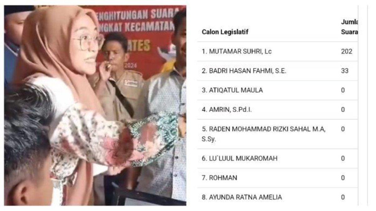 Caleg PKB Ayunda Ratna Amelia ngamuk