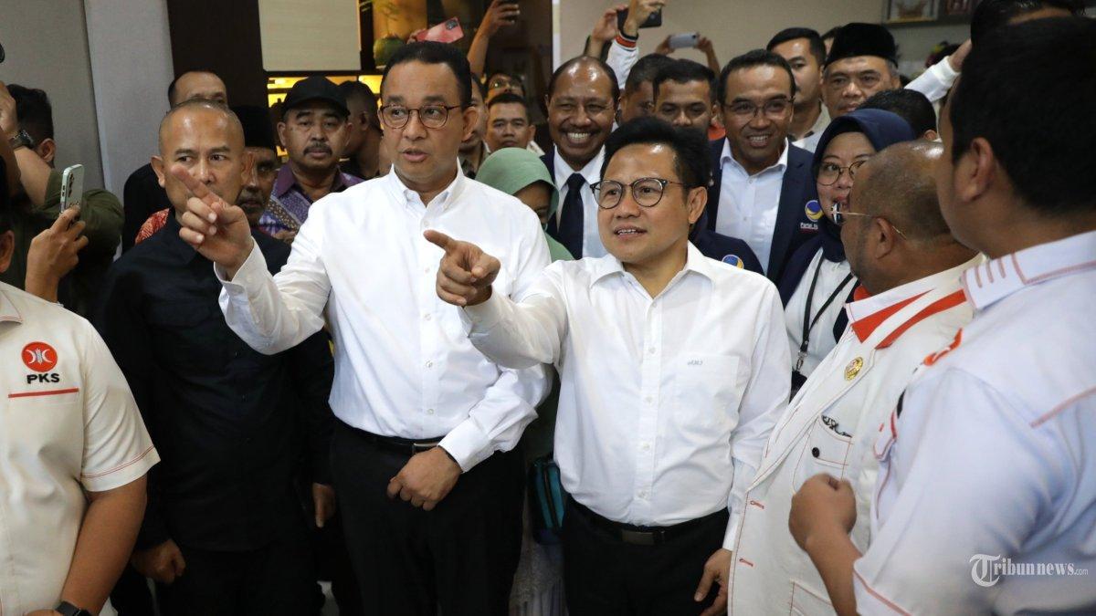 Capres Anies Baswedan dan cawapres Cak Imin