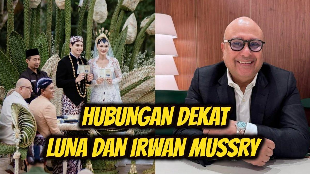 PERNIKAHAN LUNA MAYA - Capture unggahan Instagram @raffinagita1717 dan @irwanmussry. Irwan Mussry menjadi saksi nikah Luna Maya dan Maxime, ternyata punya hubungan dekat dengan Luna