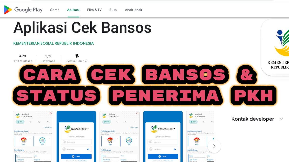 Bansos PKH 2025 - Masyarakat yang ingin mengetahui status penerima bantuan dapat melakukannya melalui dua cara: aplikasi Cek Bansos atau laman resmi Kementerian Sosial.