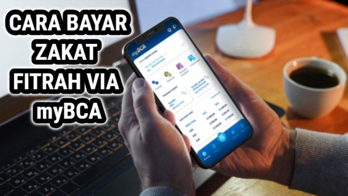 Cara bayar zakat fitrah myBCA