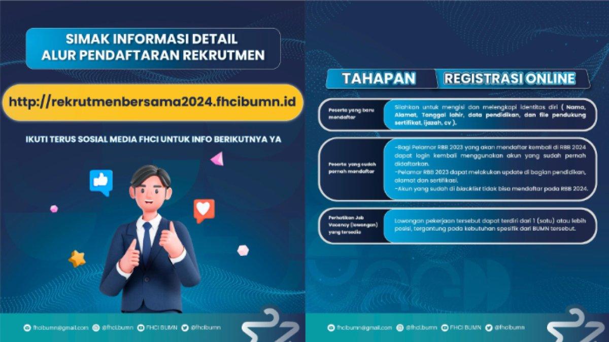 Cara daftar Rekrutmen Bersama BUMN 2024.