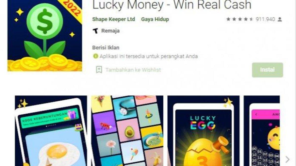 Cara hasilkan uang dari aplikasi Lucky Money
