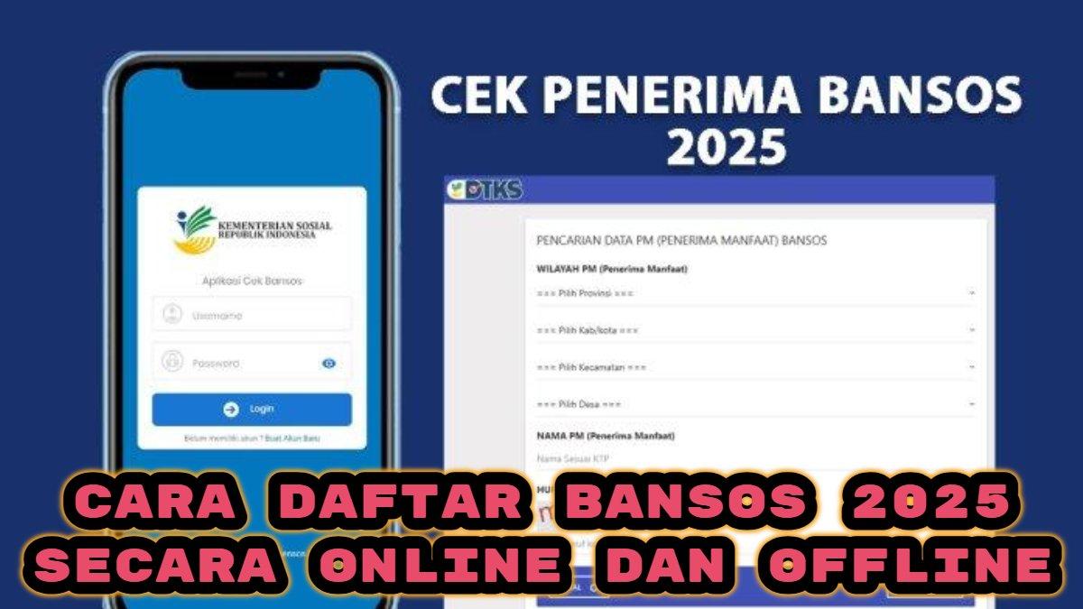 CARA DAFTAR BANSOS - Ilustrasi Cek Penerima Bansos Kemensos 2025 PKH, BPNT dan Beras 10 Kg menggunakan NIK dan KTP. Cara mendaftar Bansos (Bantuan Sosial) Program Keluarga Harapan (PKH) baik secara online maupun offline.
