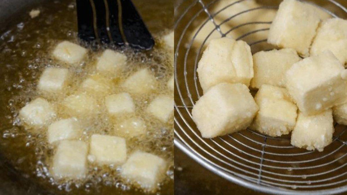Cara menggoreng tahu agar tak lengket di wajan