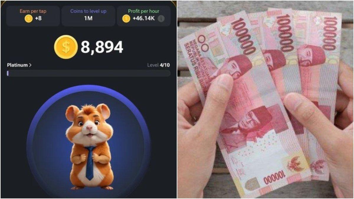Cara menghasilkan uang dari game Hamster Kombat. sd
