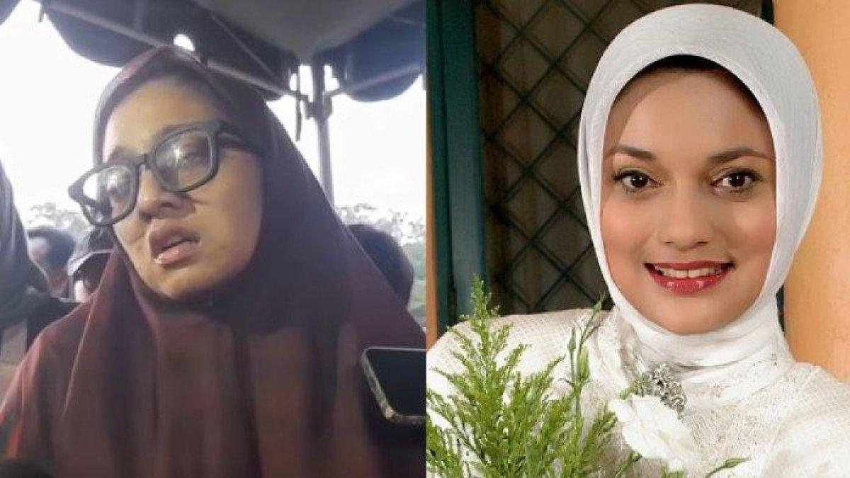 Chiki Fawzi (kiri) mengungkapkan alasan permintaan ibunya, Marissa Haque (kanan) hanya ingin dimakamkan di TPU Tanah Kusir. (Kolase Tribunnews)