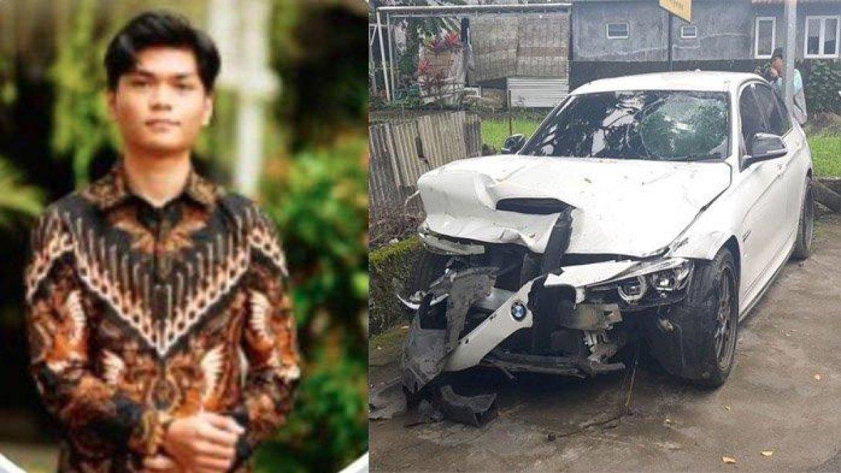 SOSOK PENABRAK ARGO - Pengemudi BMW Christiano Pangarapenta Pengidahan Tarigan (21) telah ditetapkan sebagai tersangka atas kematian Argo Ericko Achfandi (19). Ia merupakan mahasiswa UGM dari Fakultas Ekonomi dan Bisnis.