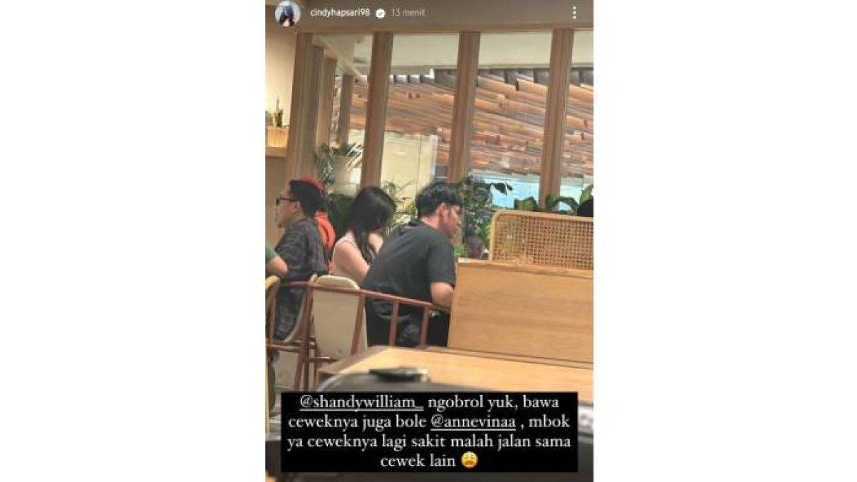 Cindy Hapsari bongkar bukti diselingkuhi Shandy William (Instagram @cindyhapsari98)