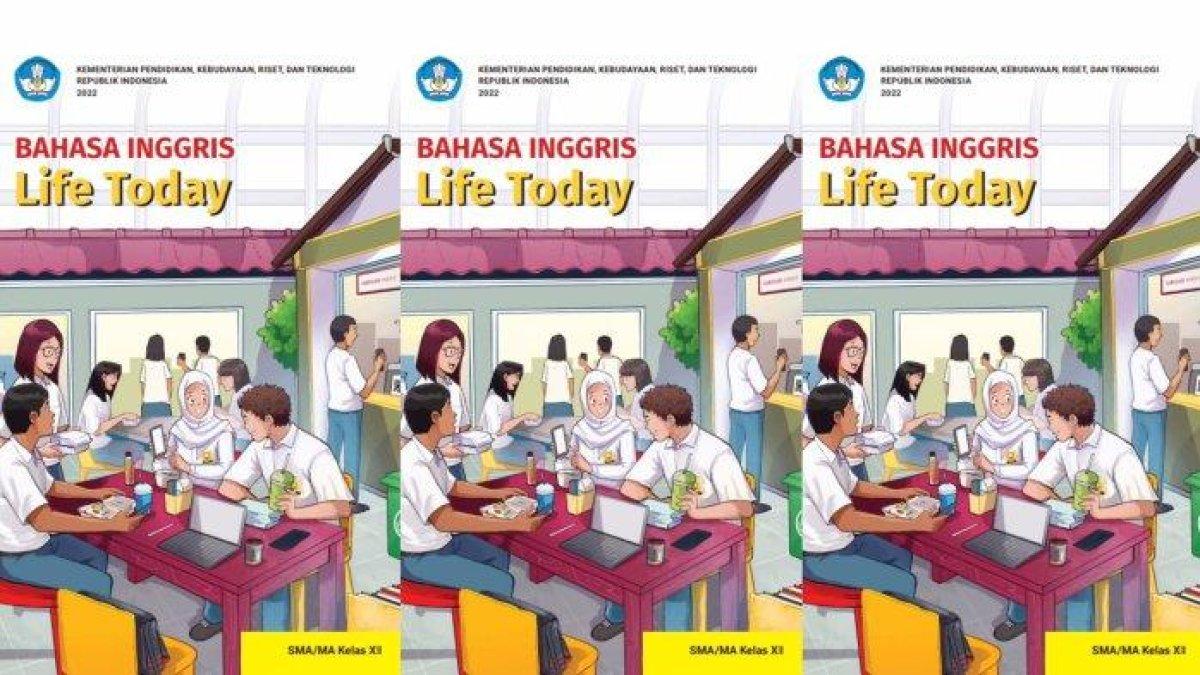 Cover Buku Bahasa Inggris Kelas 12 Kurikulum Merdeka.