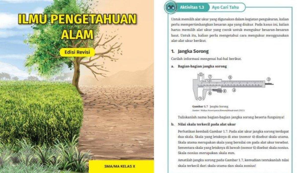 Cover Buku IPA Kelas 10 Halaman Kurikulum Merdeka Edisi Revisi dan Soal Halaman 10-11