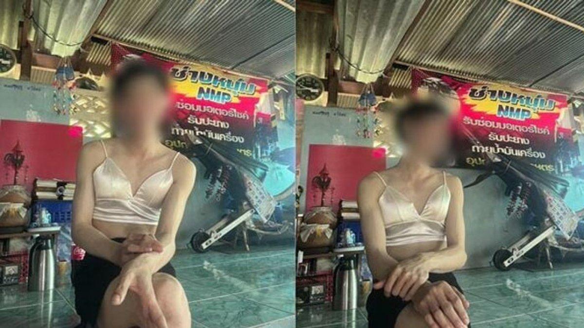 Seorang cowok jual baju-baju mantan pacarnya setelah putus, tak malu jadi modelnya langsung.