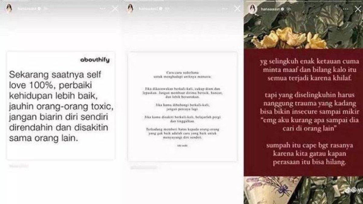 Curhat Hana Hanifah di Instagram
