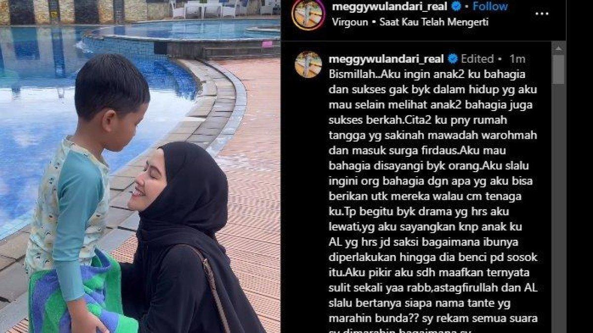Curhat Meggy Wulandari.