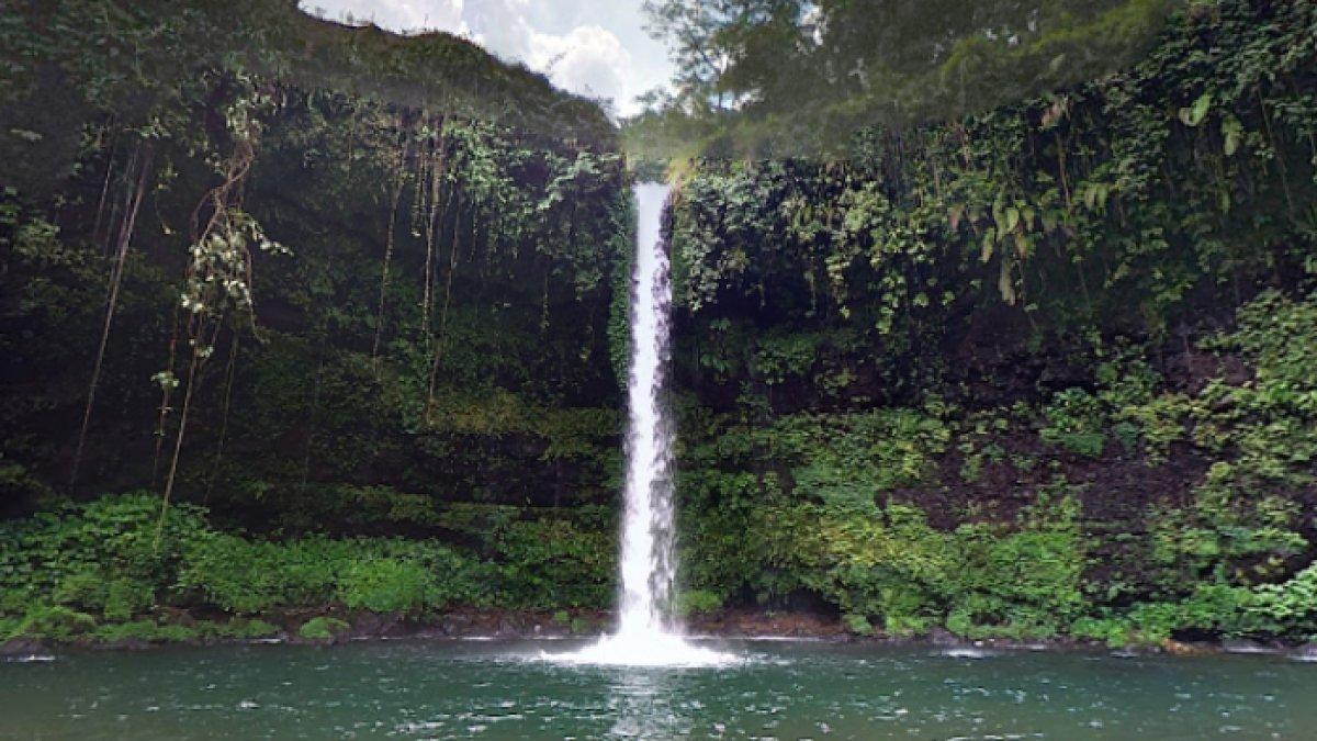 WISATA AIR - Potret Curug Ceheng diambil dari Google Street View pada Rabu (5/3/2025). Curug Ceheng berlokasi di Kecamatan Sumbang, Kabupaten Banyumas, Jawa Tengah.