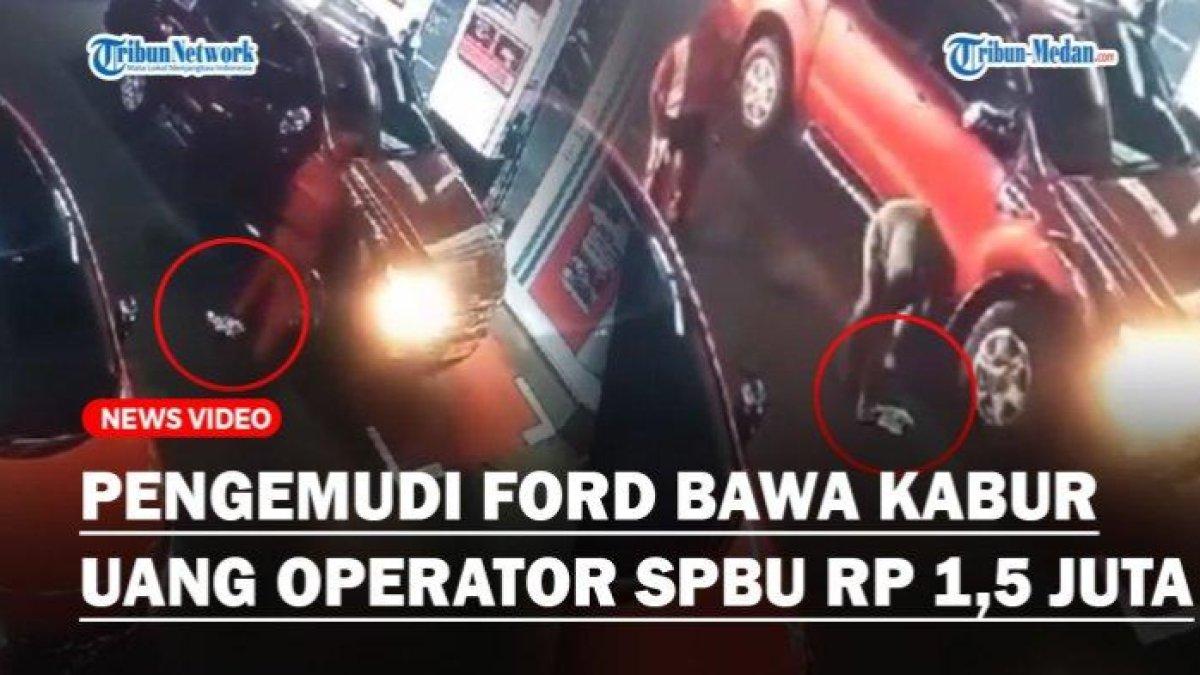DETIK-DETIK Pengemudi mobil Ford gondol uang Rp1,5 juta yang gak sengaja dijatuhkan oleh operator SPBU