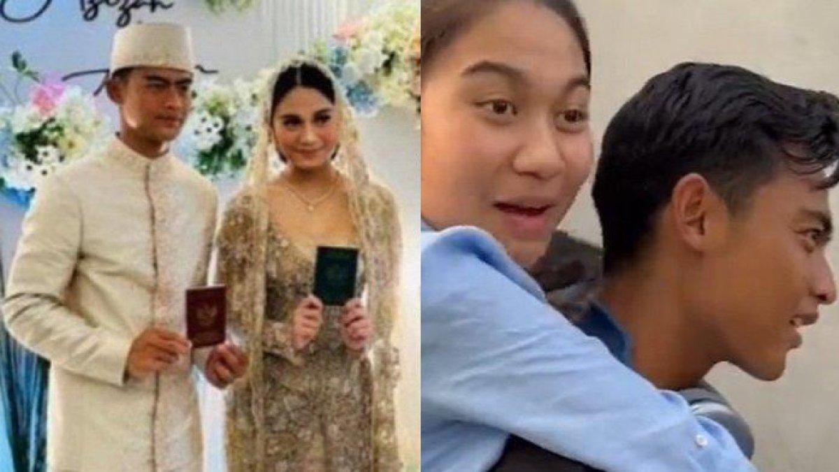 DIRUMORKAN kawin paksa, Pratama Arhan langsung gendong mesra Azizah Salsha bak tampik isu tersebut