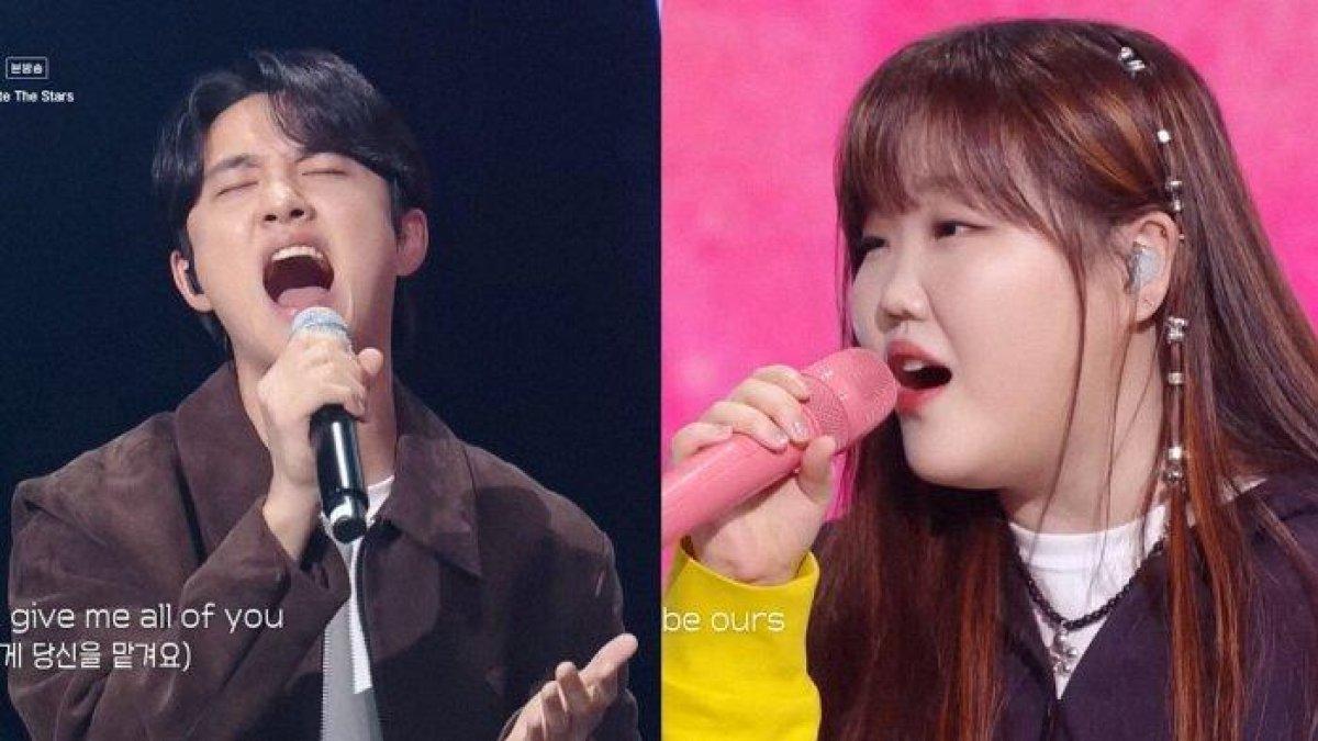 D.O EXO dan Suhyun AKMU Cover Lagu Rewrite The Stars OST The Greatest Showman.
