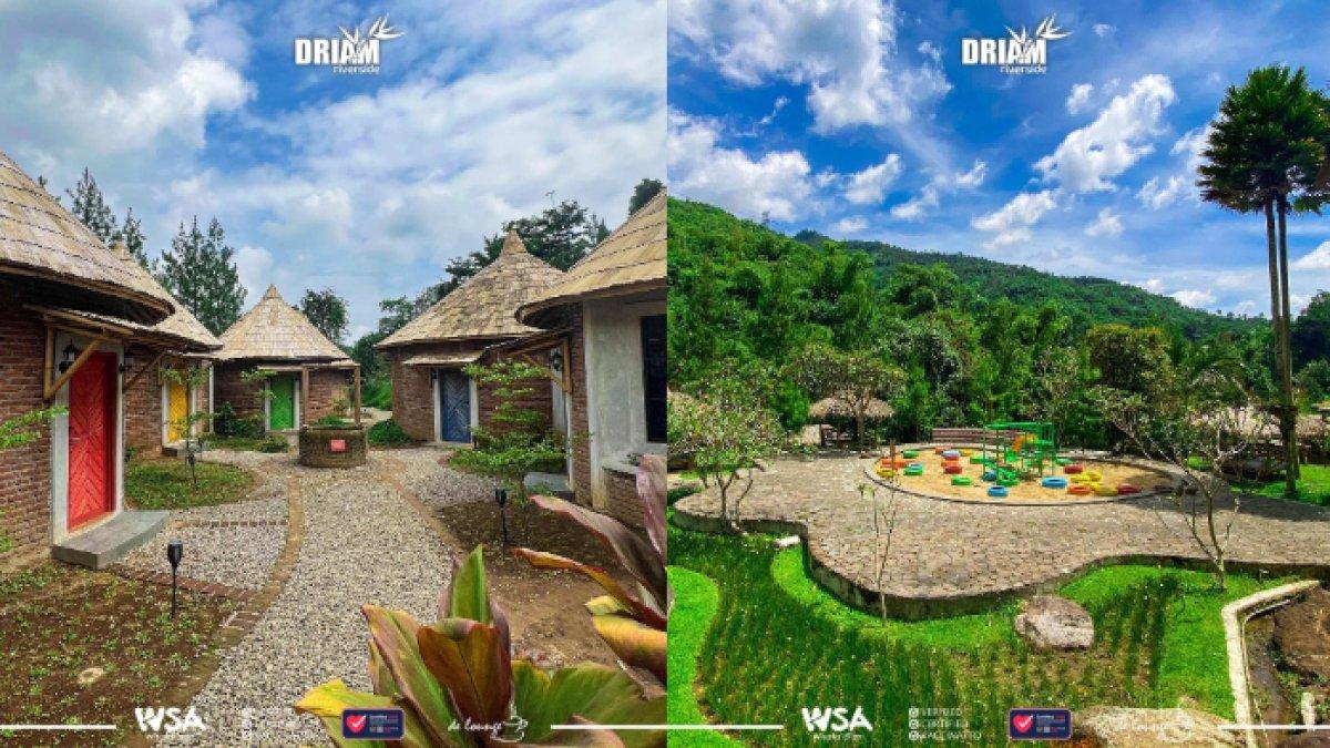 WISATA SERU - Potret D’Riam Riverside diambil dari Instagram pada Kamis (24/4/2025). D’Riam Riverside berada di Bandung, Jawa Barat.