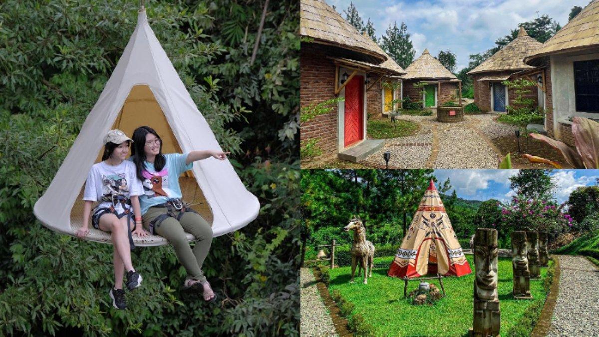 WISATA SERU - Potret D’Riam Riverside diambil dari Instagram pada Kamis (24/4/2025). D’Riam Riverside terletak di Kabupaten Bandung, Jawa Barat.