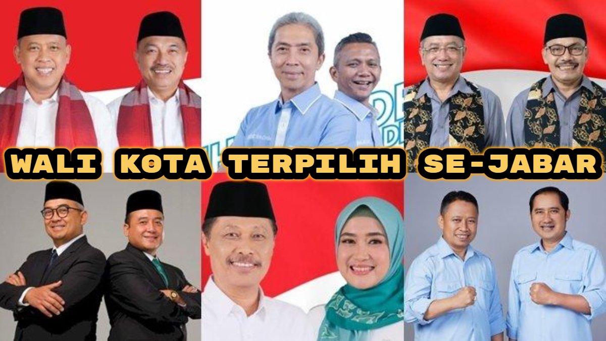 Wali Kota terpilih se-Jabar yang berpeluang dilantik pada bulan Maret 2025. Ada Muhammad Farhan di Kota Bandung dan Dedie Rachim di Kota Bogor