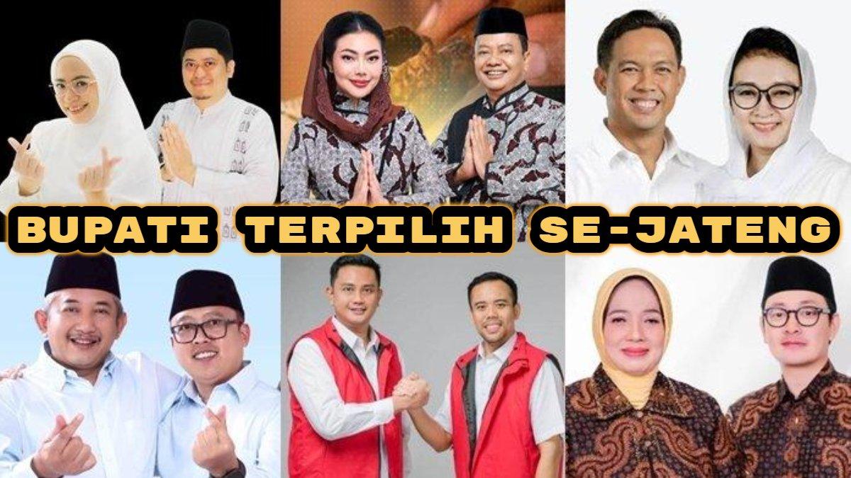 Berpeluang dilantik untuk periode masa jabatan 2025-2030, berikut daftar Bupati dan Wakil Bupati terpilih pada Pilkada 2024 di Jawa Tengah (Jateng).