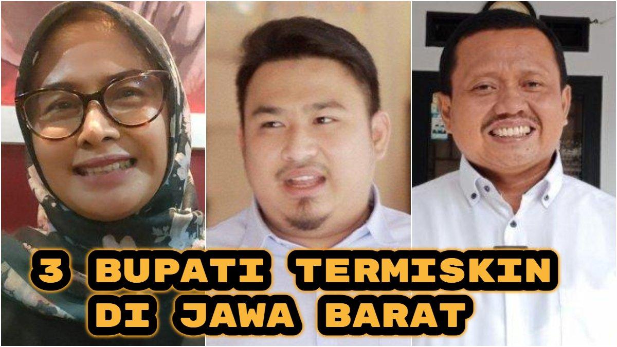 Berikut daftar Bupati termiskin di Jawa Barat (Jabar) yang terpilih di Pilkada 2024, ada yang punya utang Rp 600 juta.