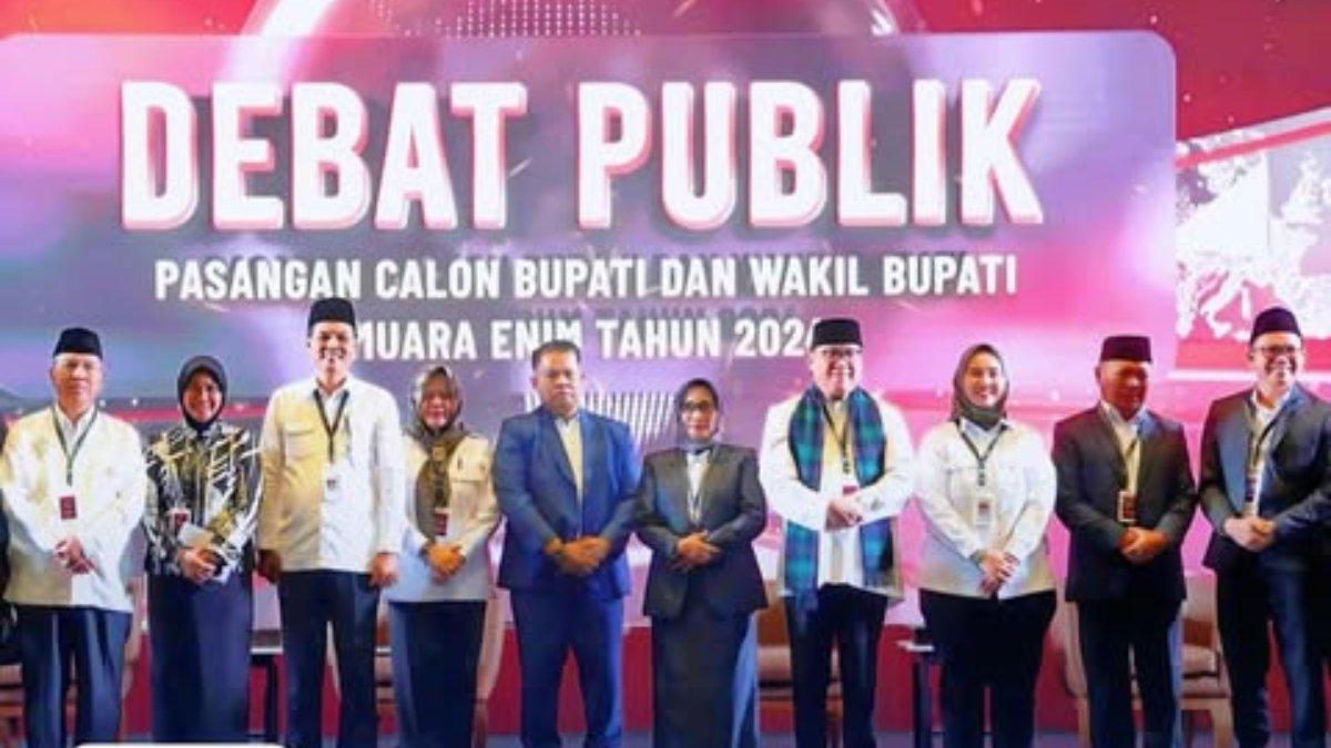 Daftar calon bupati dan wakil bupati Muara Enim 2024.