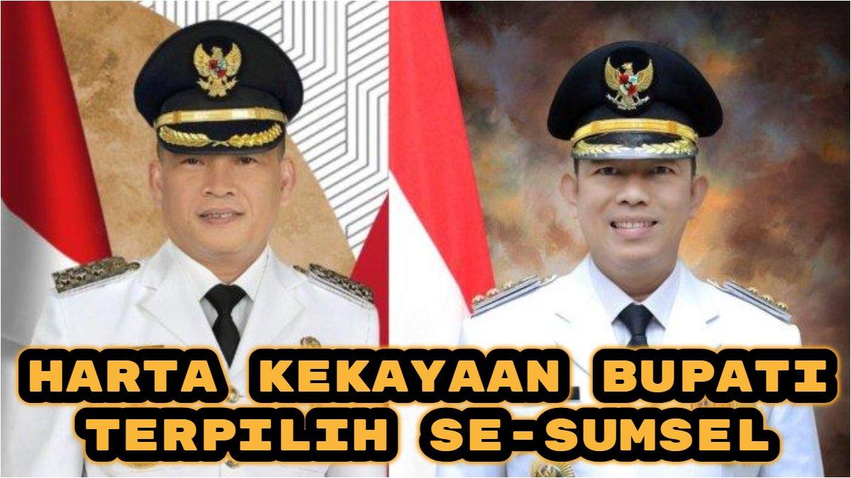 Berikut daftar harta kekayaan Bupati terpilih se-Sumatera Selatan (Sumsel), Devi Suhartoni menjadi yang terkaya, sementara Teddy Meilwansyah termiskin