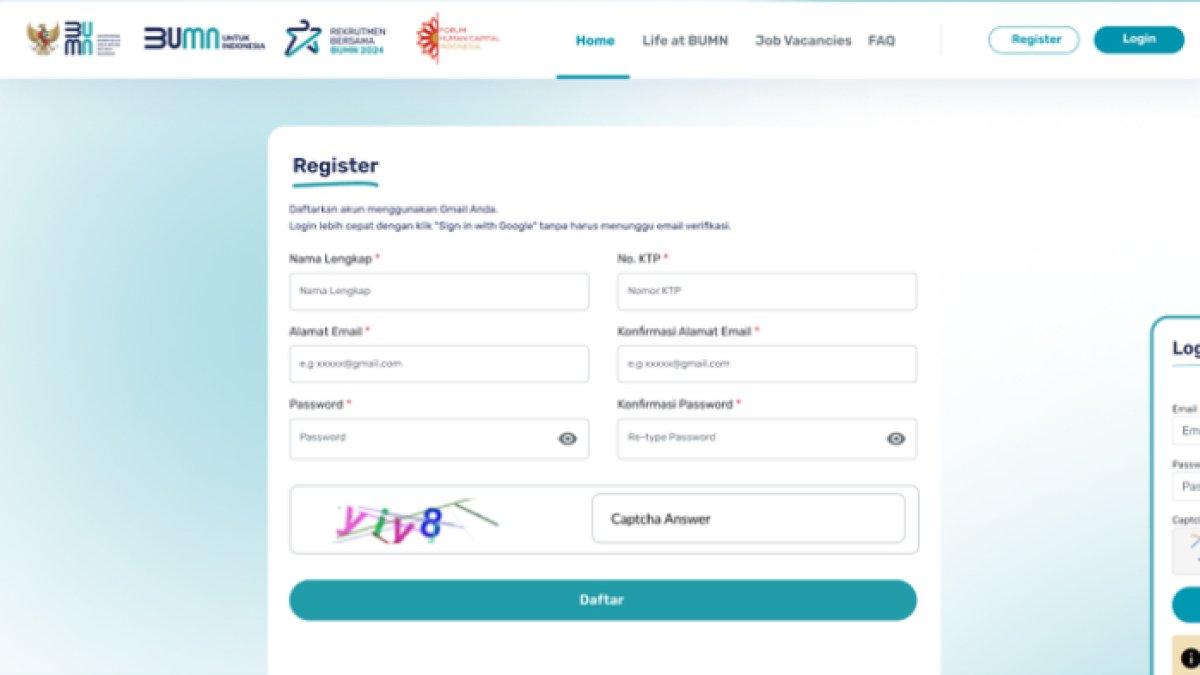 Daftar lowongan kerja BUMN 2024 untuk semua jurusan yang sepi peminat.