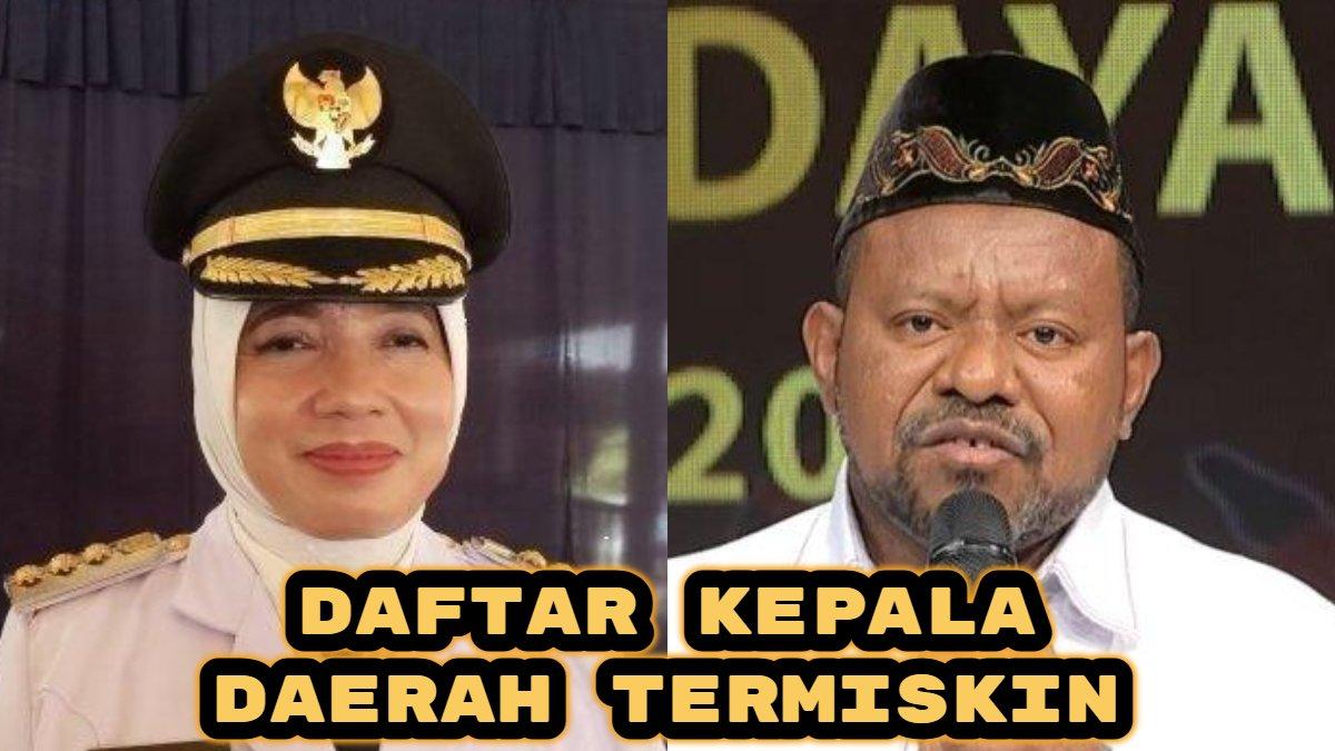 Berikut daftar nama-nama kepala daerah termiskin, ada Ahmad Nausrau Wakil Gubernur (Wagub) terpilih di Pilkada Papua Barat Daya 2024.