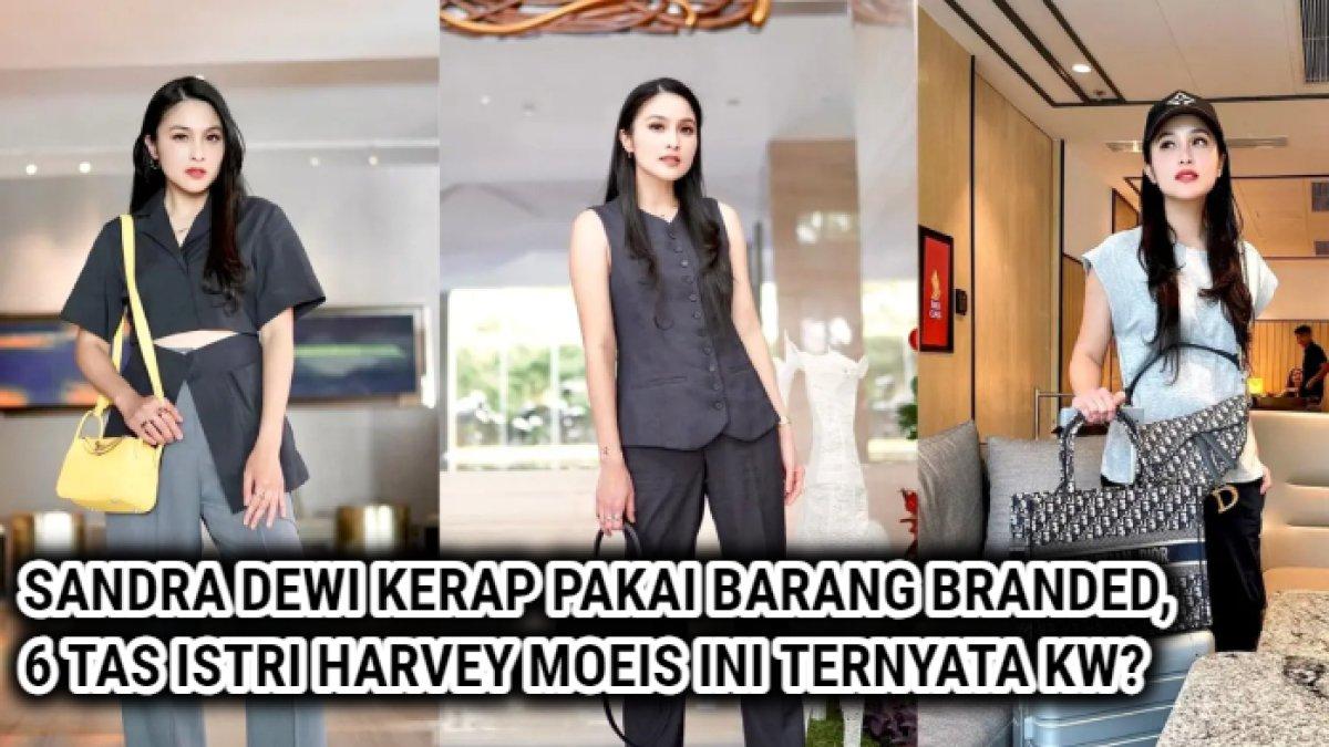 Daftar tas KW milik Sandra Dewi setelah terungkap dalam proses pemeriksaan oleh Kejaksaan Agung.
