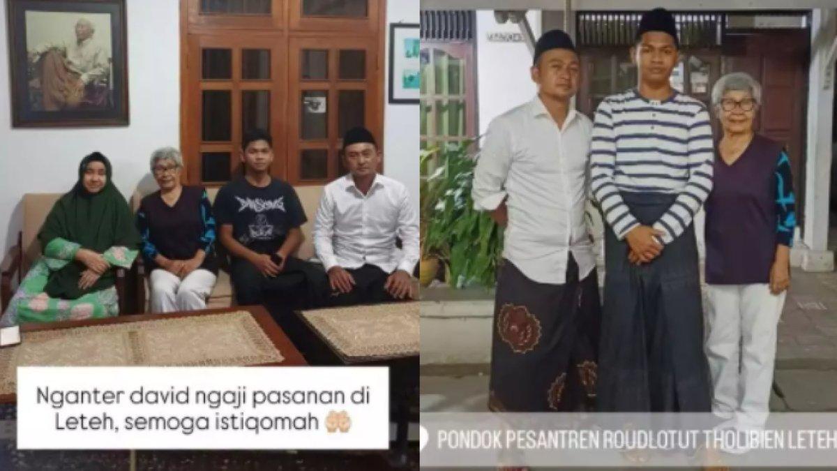 KABAR DAVID OZORA - Potret terkini David Ozora diambil dari Instagram Jonathan Latumahina. David Ozora kini belajar di Pondok Pesantren Raudlatut Thalibin Leteh