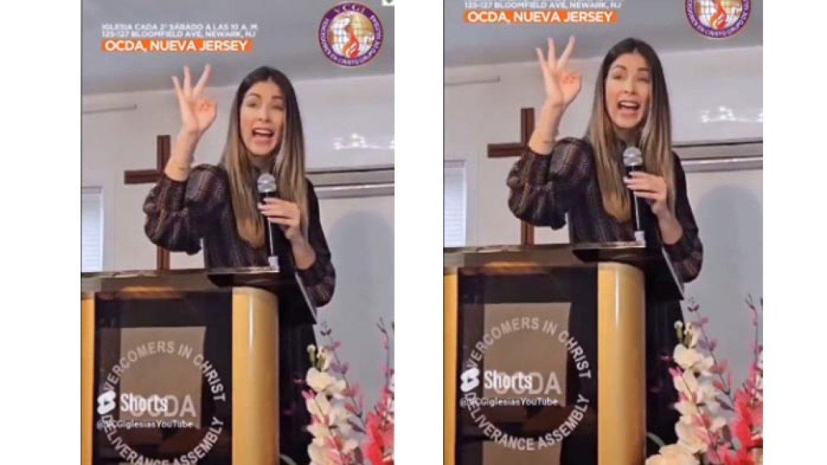 Dayana jadi penceramah di Gereja