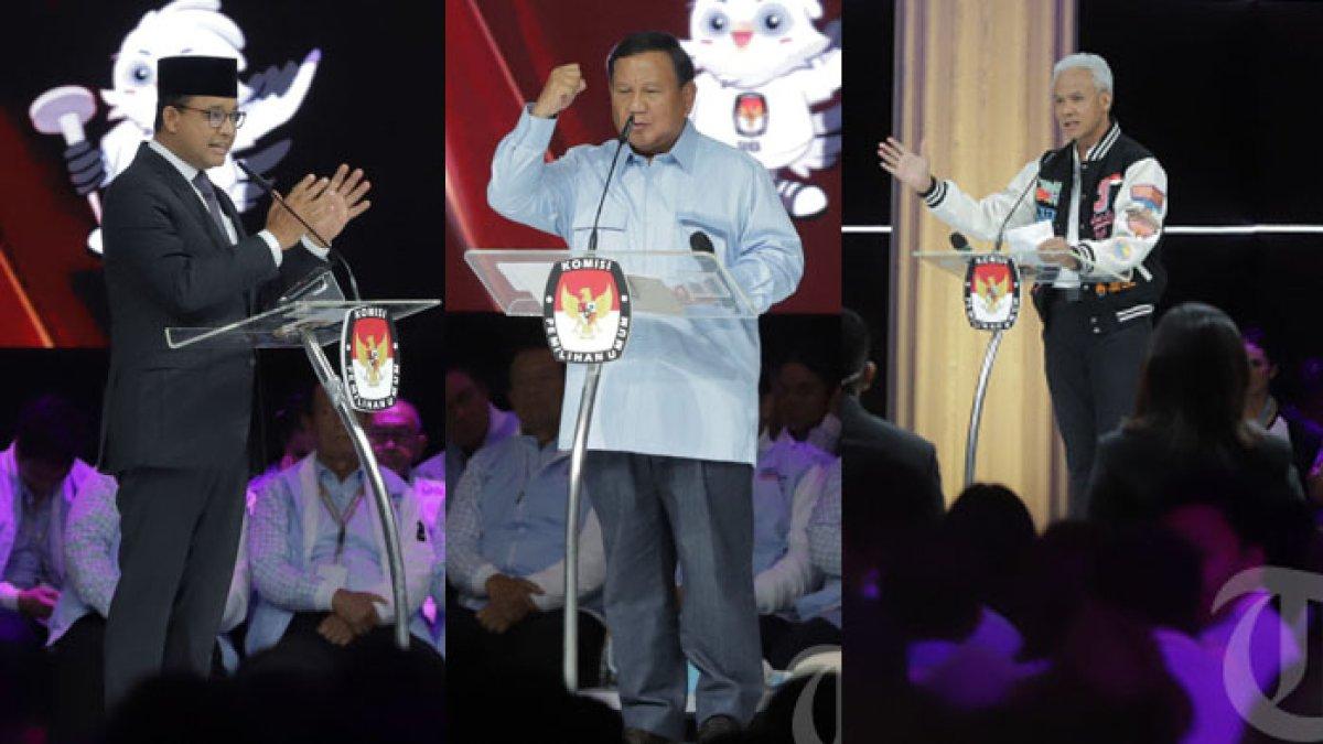 Kubu Ganjar Pranowo komentari penampilan Anies Baswedan dan Prabowo saat debat berlangsung.