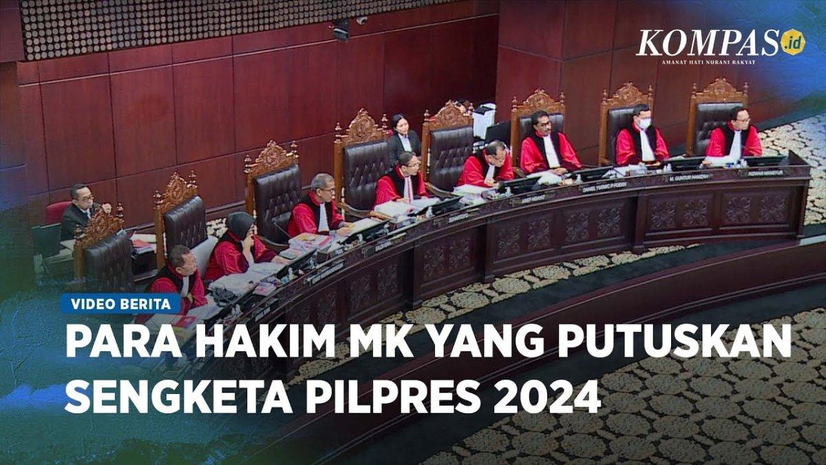 Delapan Hakim MK Pemegang Palu Putusan Sengketa Pilpres 2024