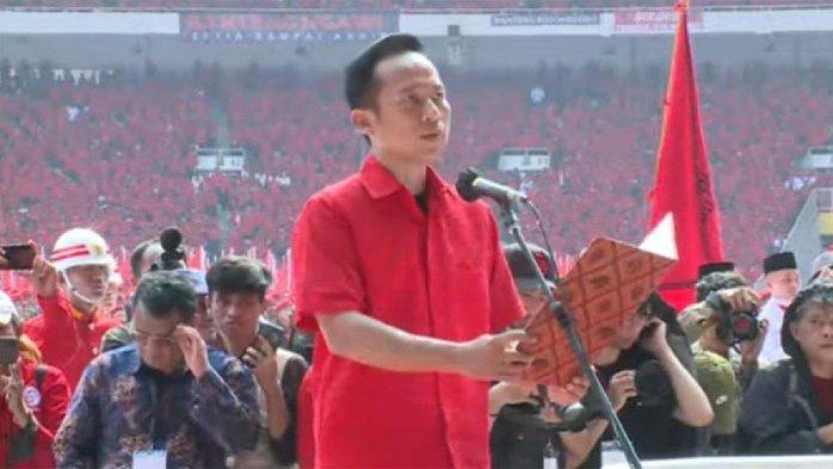 Denny Cagur bacakan Pancasila sebagai kader PDIP