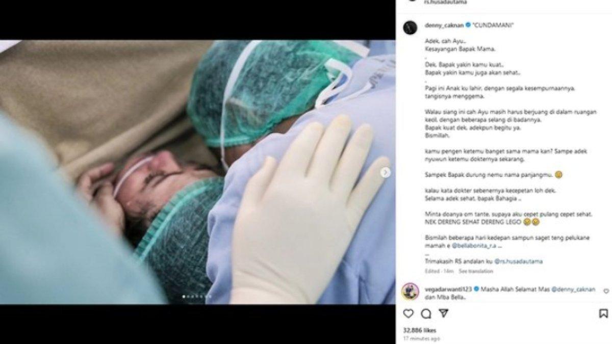 Denny Caknan umumkan kelahiran anak pertamanya, minta doa isyaratkan putrinya lahir prematur.