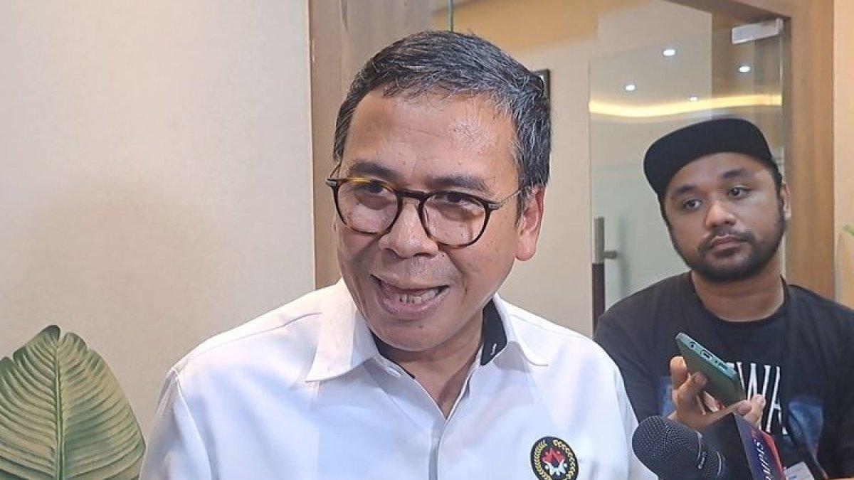 Deputi I Kemenko PMK Nunung Nuryantoro di Kantor Kemenko PMK, Jakarta, Senin (4/3/2024).