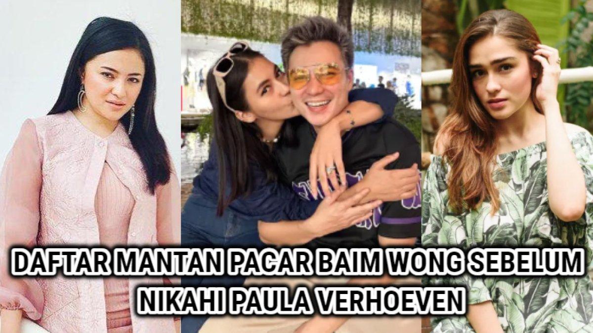 Deretan mantan pacar Baim Wong sebelum nikahi Paula Verhoeven