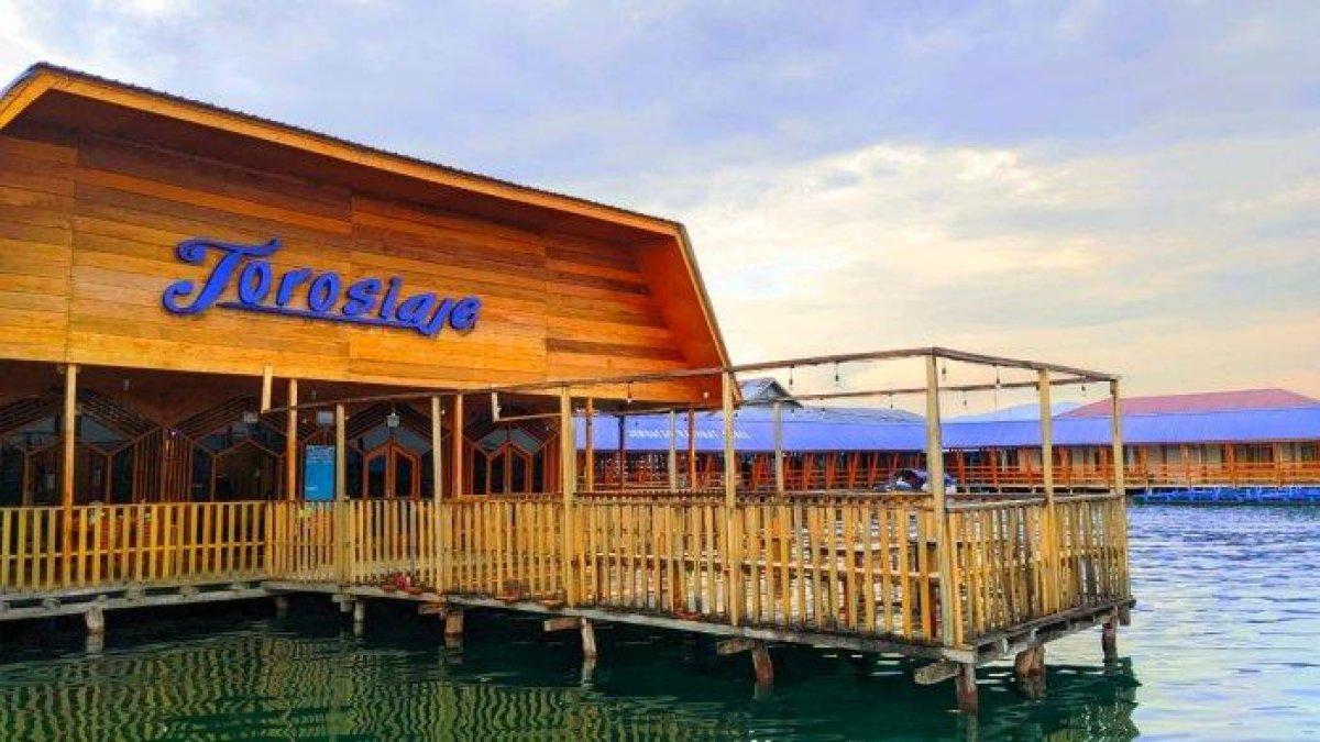 Destinasi Wisata Torosiaje, Desa Torosiaje selamat Kecamatan Popayato, Kabupaten Pohuwato, Provinsi Gorontalo, Sabtu (2/10/2024).