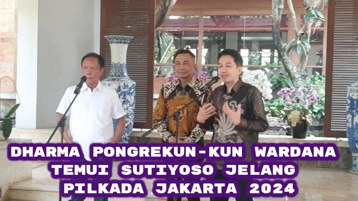 Baru-baru ini Cagub-Cawagub Jakarta, Dharma Pongrekun-Kun Wardana mengunjungi Mantan Gubernur DKI, Sutiyoso.