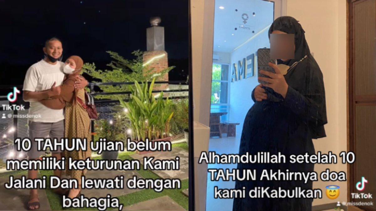 Dia dan sang istri berjuang untuk bisa mendapatkan keturunan